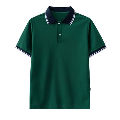 Short Sleeve Polo Shirts Cotton Blend Polyetser Pique Classic Schoolwear