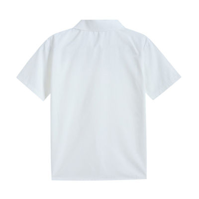 Schoolwear Formal Shirts Custom Girls Shortsleeve White Shirts